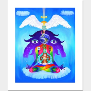 Ethereal Rainbow Aura Posters and Art